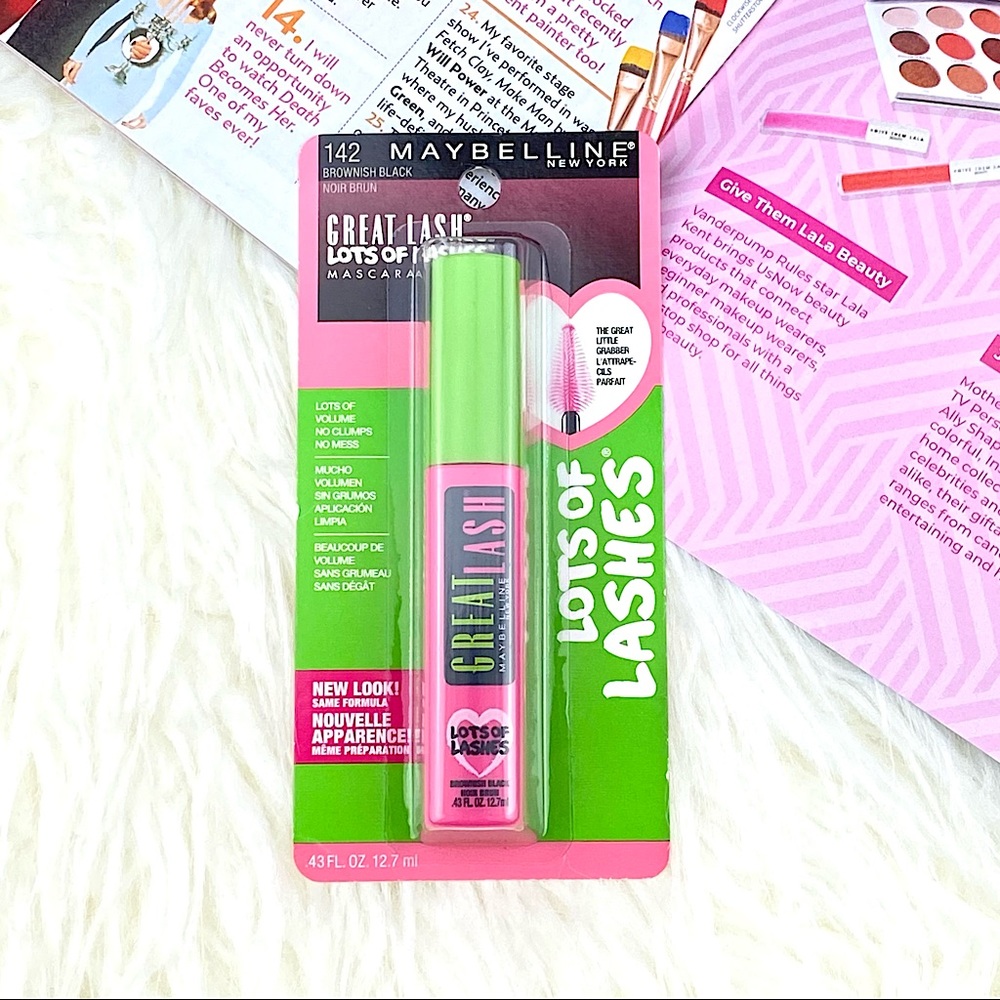 Maybelline Great Lash Lots Of Lashes Mascara 142 Brownish Black Washable